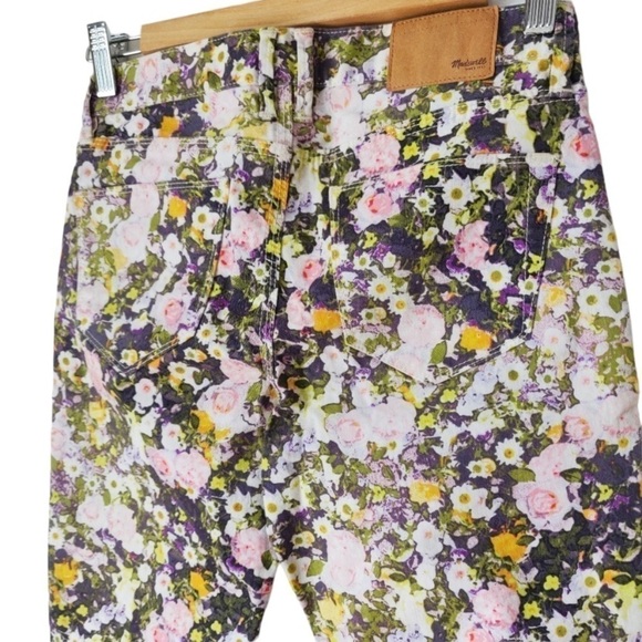Madewell Floral Sun Garden Skinny Skinny Ankle Jeans - Picture 3 of 10